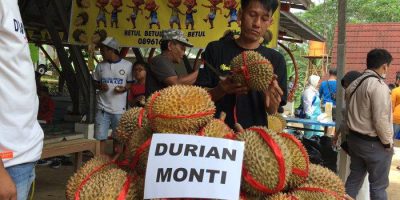 Merasakan durian lokal di Festival durian Gunungpati, Semarang