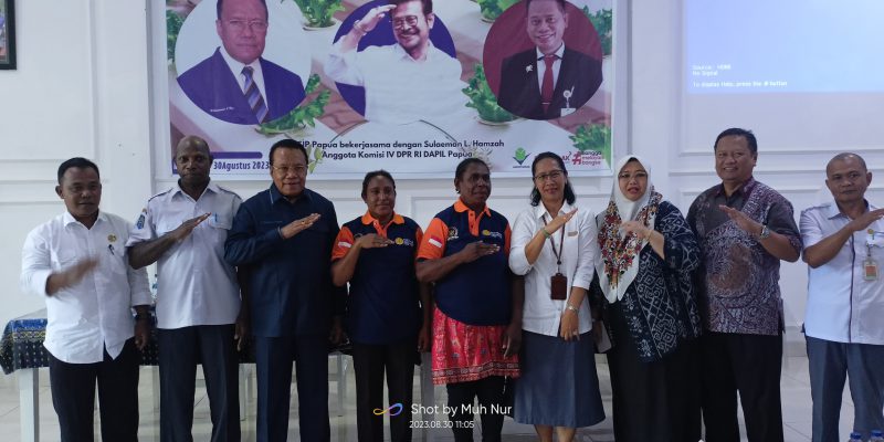 Politisi Partai Nasdem Jalin Kolaborasi dengan BSIP Papua di Sektor Pertanian Perkotaan Hidroponik